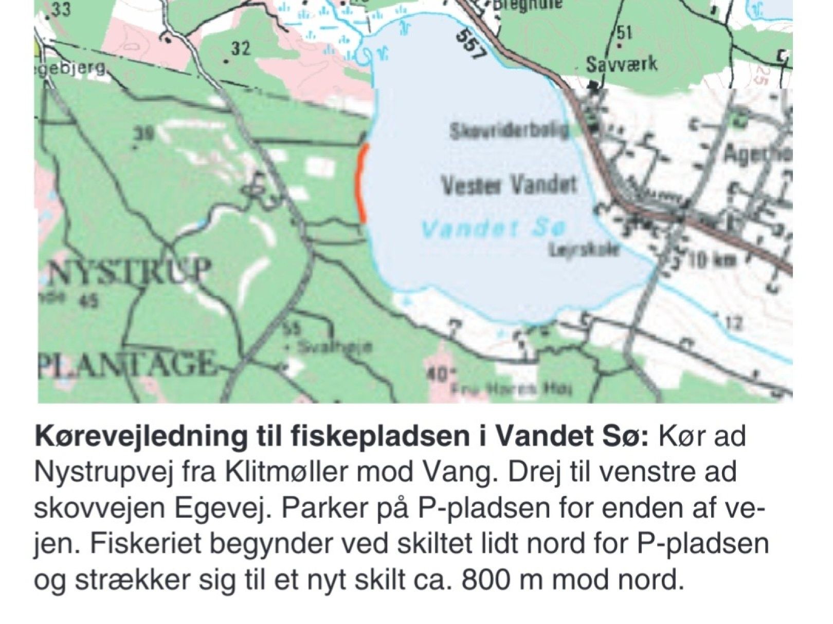 Vandet Sø angeln