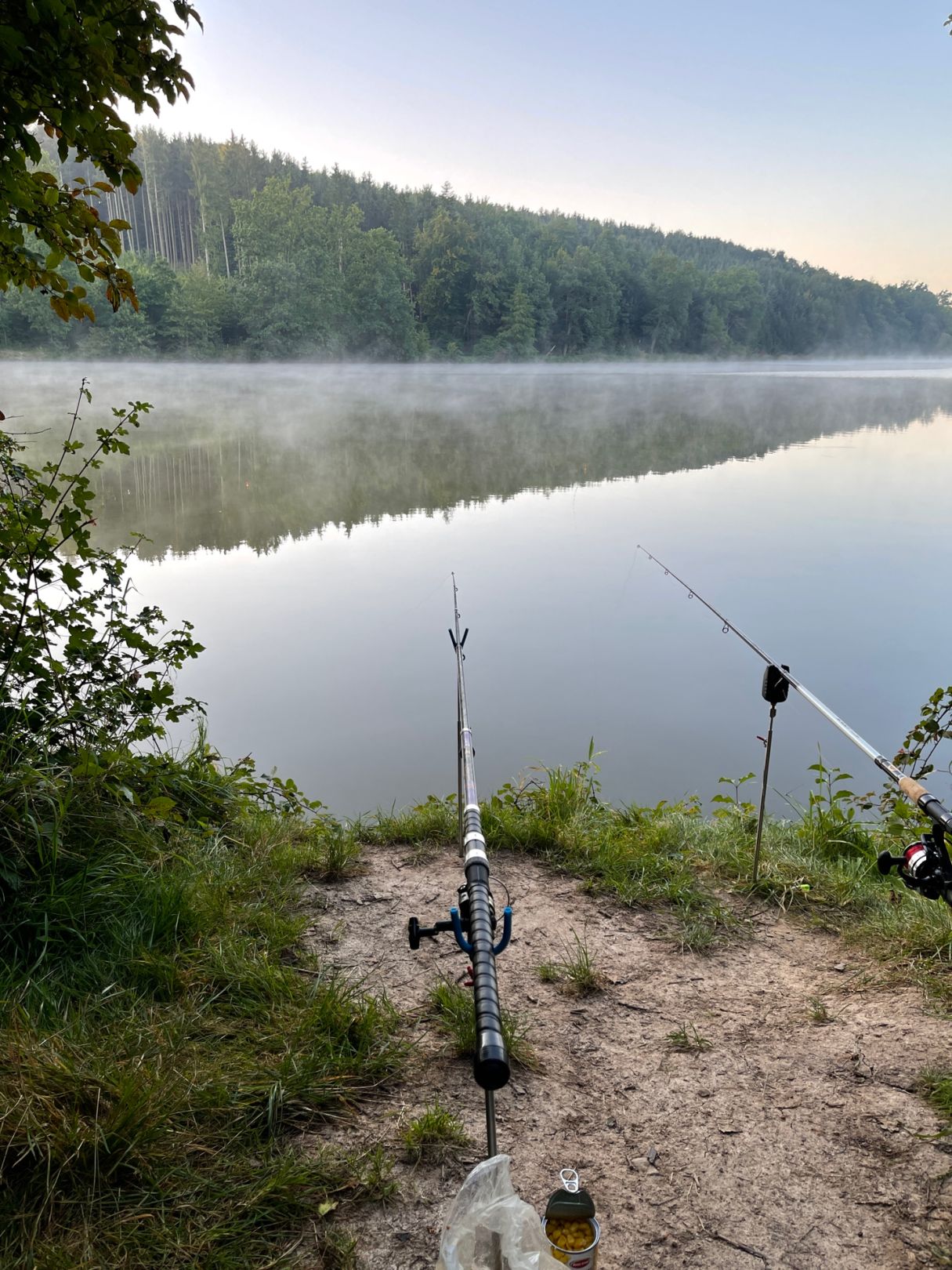 Rötlen Staubecken angeln