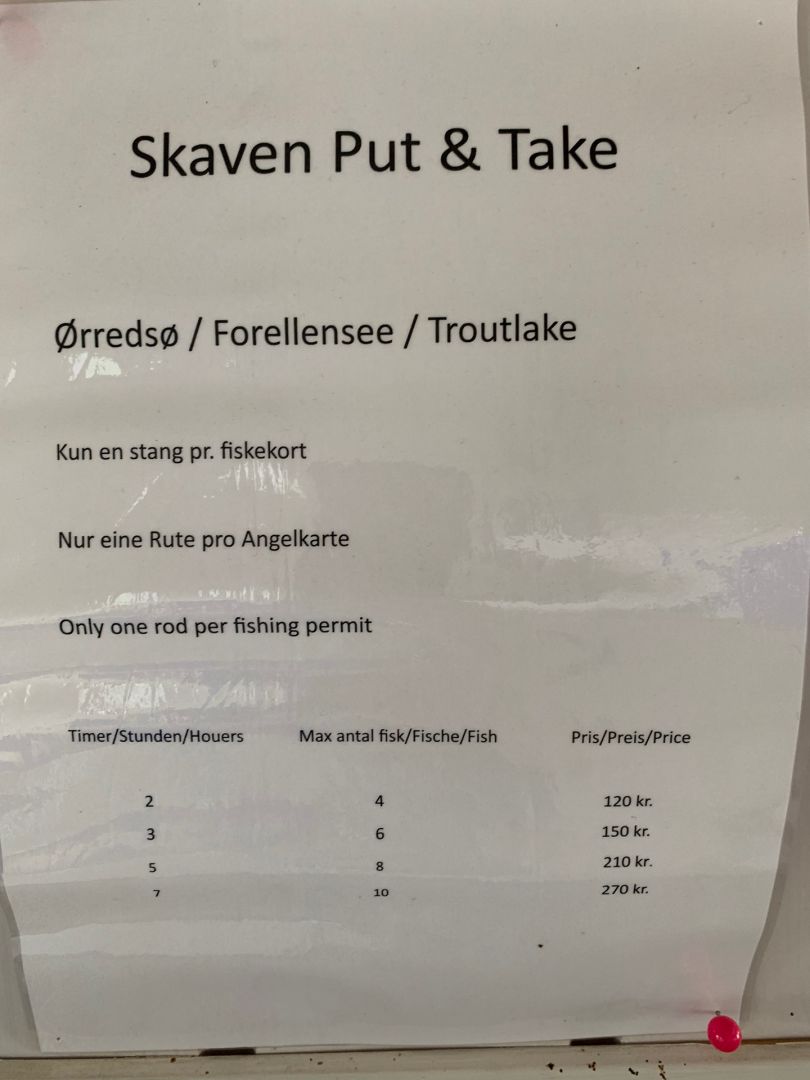 Skaven Fiskesø angeln